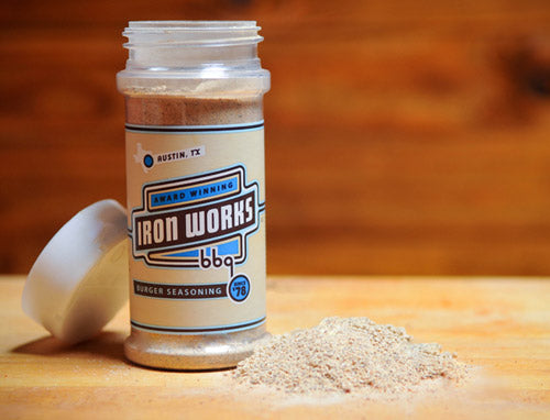 Iron Works BBQ Hamburger Seasoning (5.5 ounce shaker)
