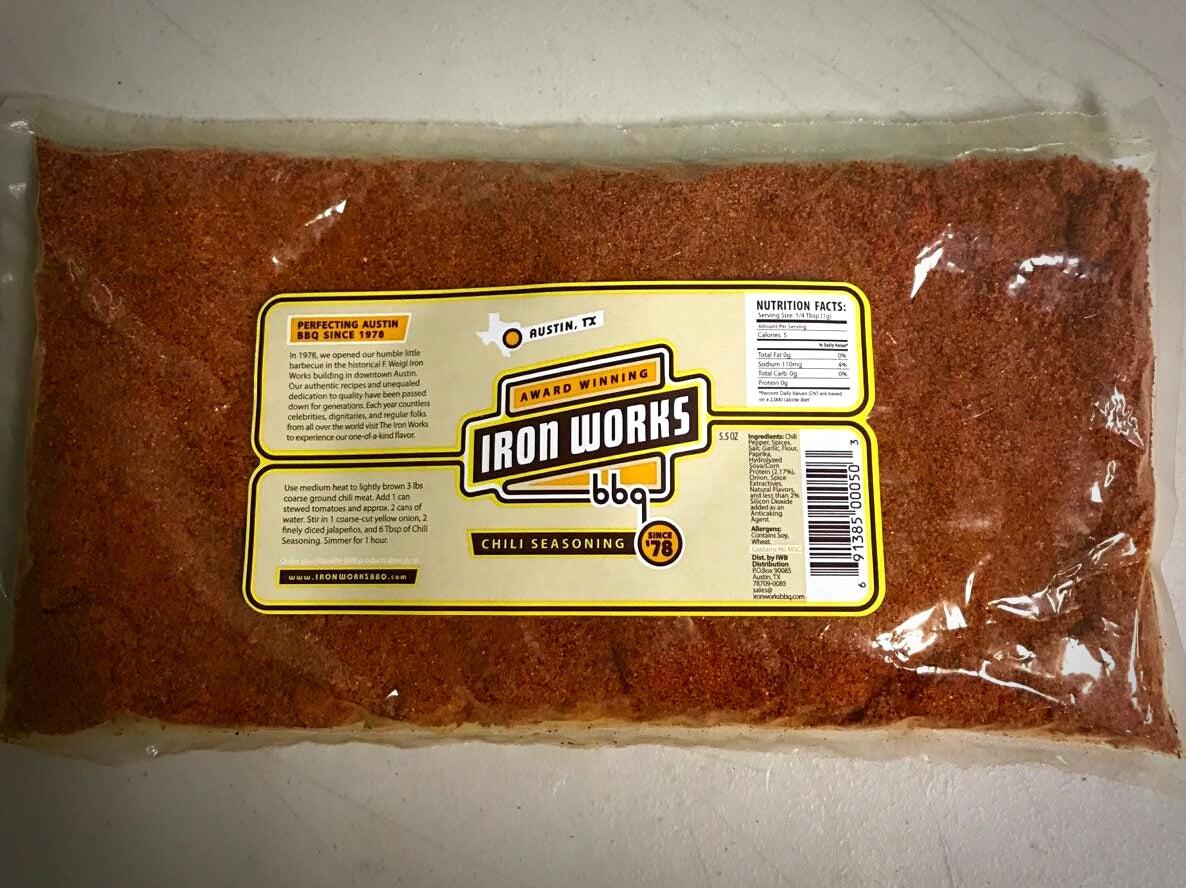 Iron Works BBQ Chili Seasoning (1 pound)
