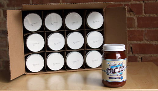 Iron Works BBQ Original Sauce Case (12, 16 ounce bottles)